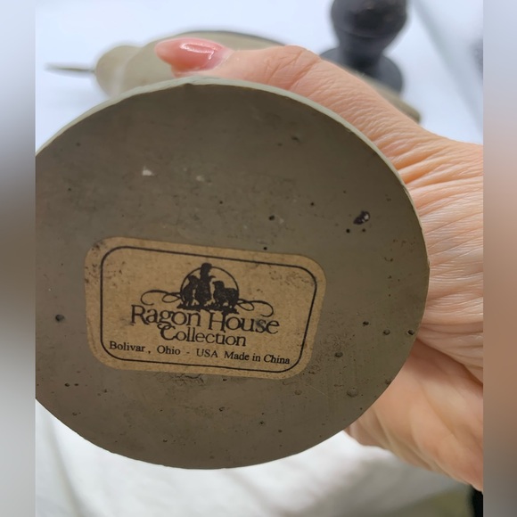 A set of two wooden bird sculptures - Picture 6 of 10